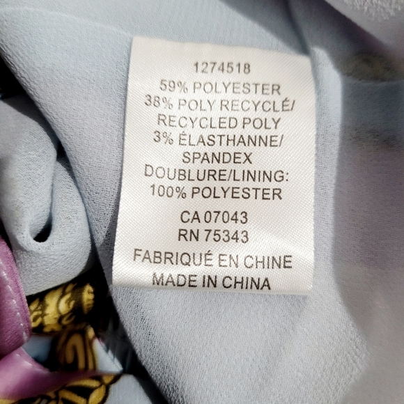 Rachel Zoe Women's Baroque Scarf Print Cowl Neck Camisole Tank Top – Size Large - Picture 9 of 9